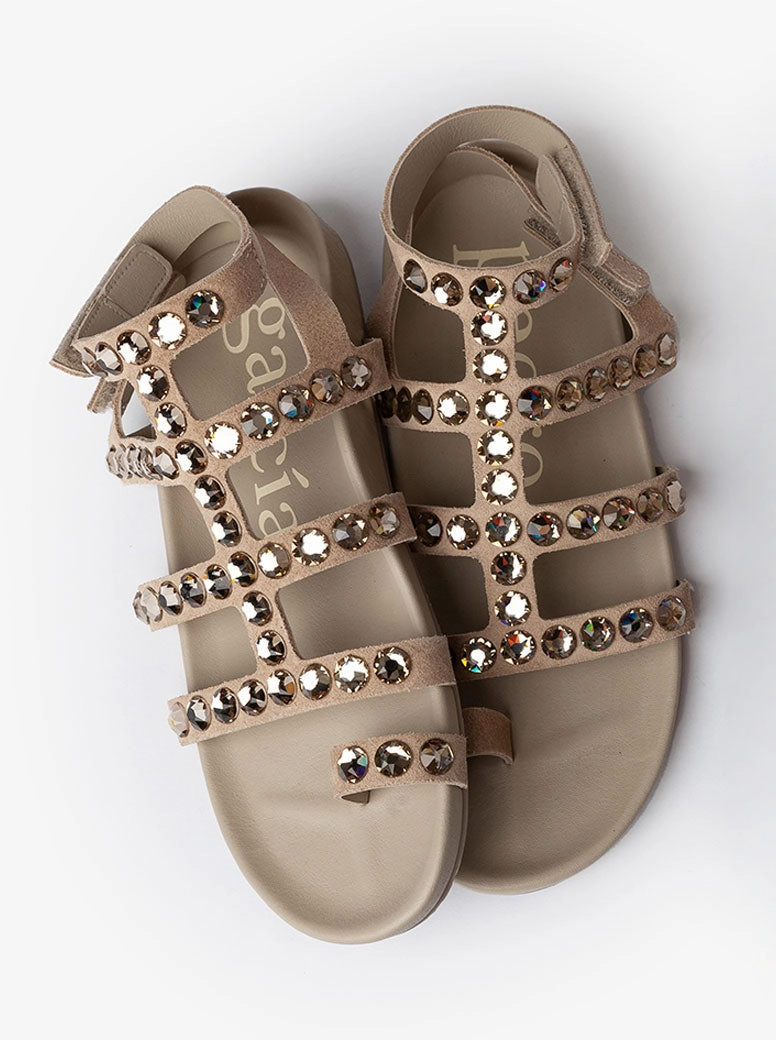 Aroa taupe suede