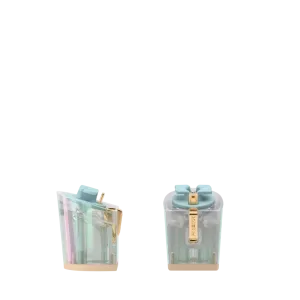 Block Heel Kit 3 Iridescent Transparent