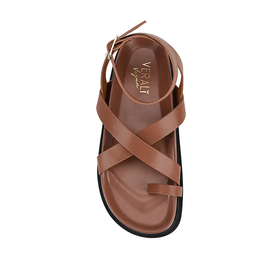 Brady Footbed Sandals - Cognac