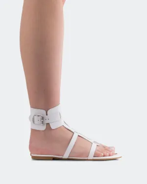 Bruni White Leather
