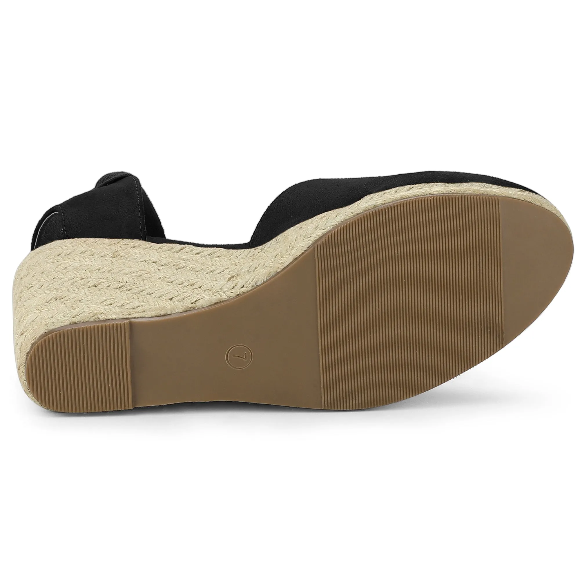 Closed Toe Espadrilles Wedges Tie Up Wedge Sandals