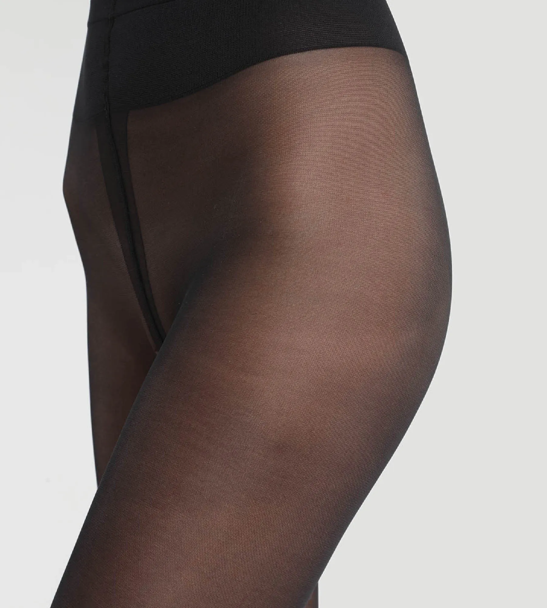 Collant noir Diam's Jambes fuselées 25D