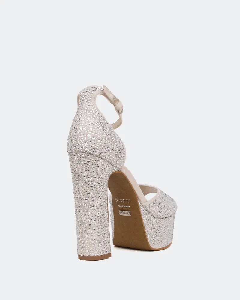 Cupid, Off White Suede/Suède Blanc Cassé