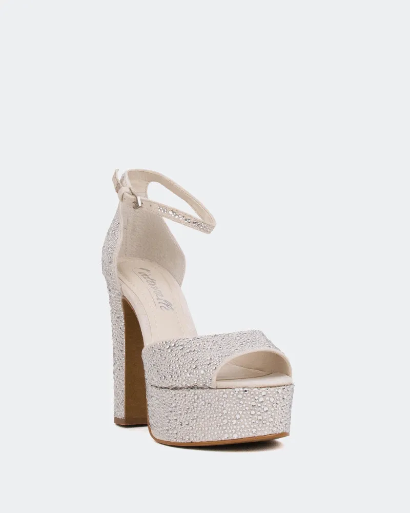 Cupid, Off White Suede/Suède Blanc Cassé