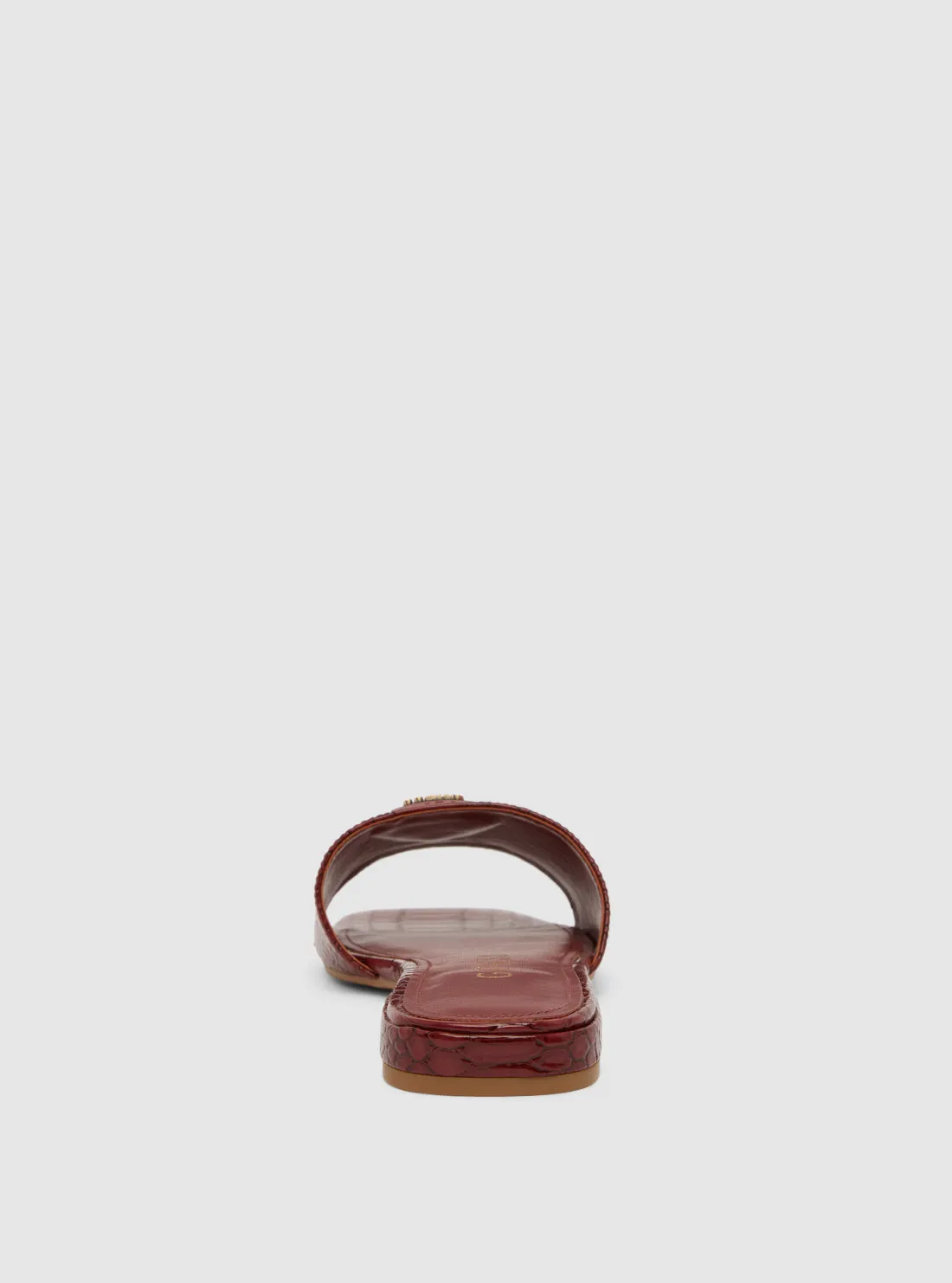 Dark Red Tamsea Slide Sandal