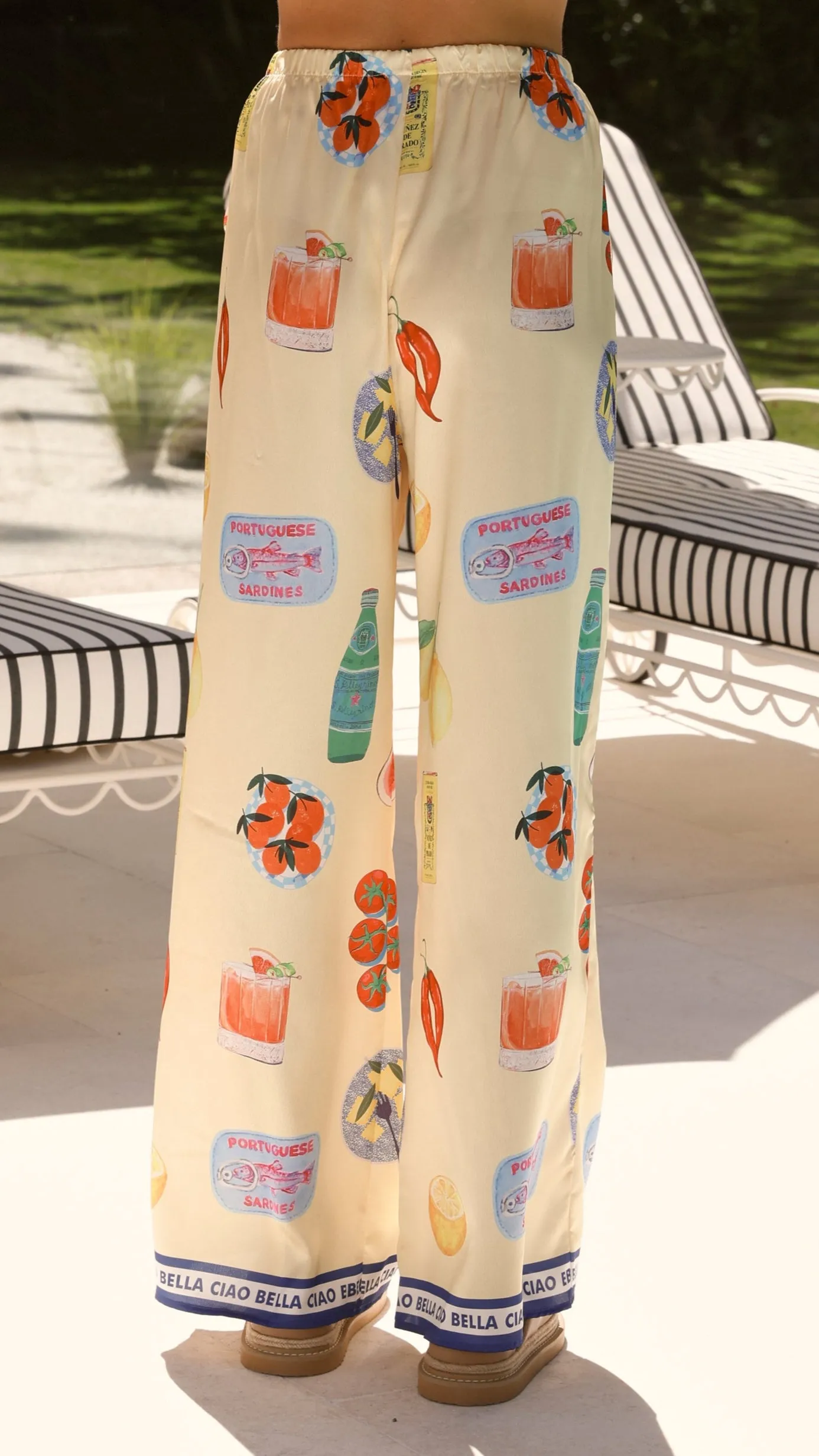 Harley Scarf Top and Pants Set - Tomato Pasta