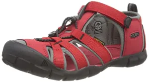 KEEN. Unisex Kinder Seacamp 2 CNX Sandalen . Racing Red Gargoyle . 32/33 EU