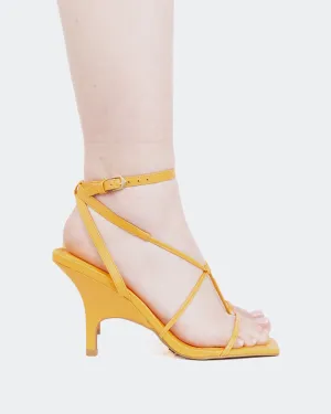 Liquid Orange Leather
