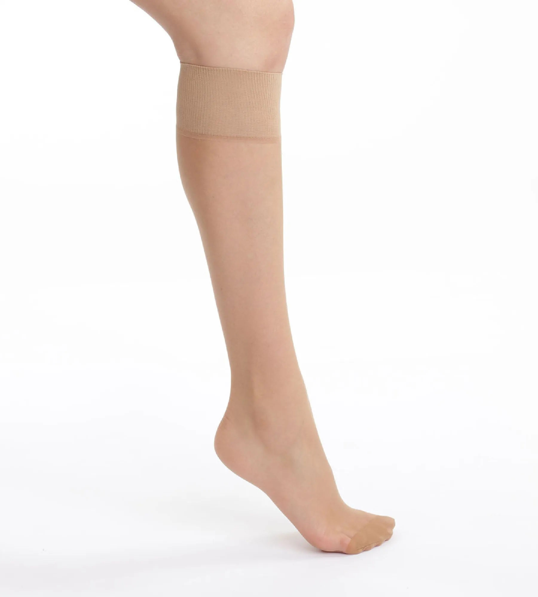 Lot de 2 mi-bas voile ambre Mes Essentiels 15D