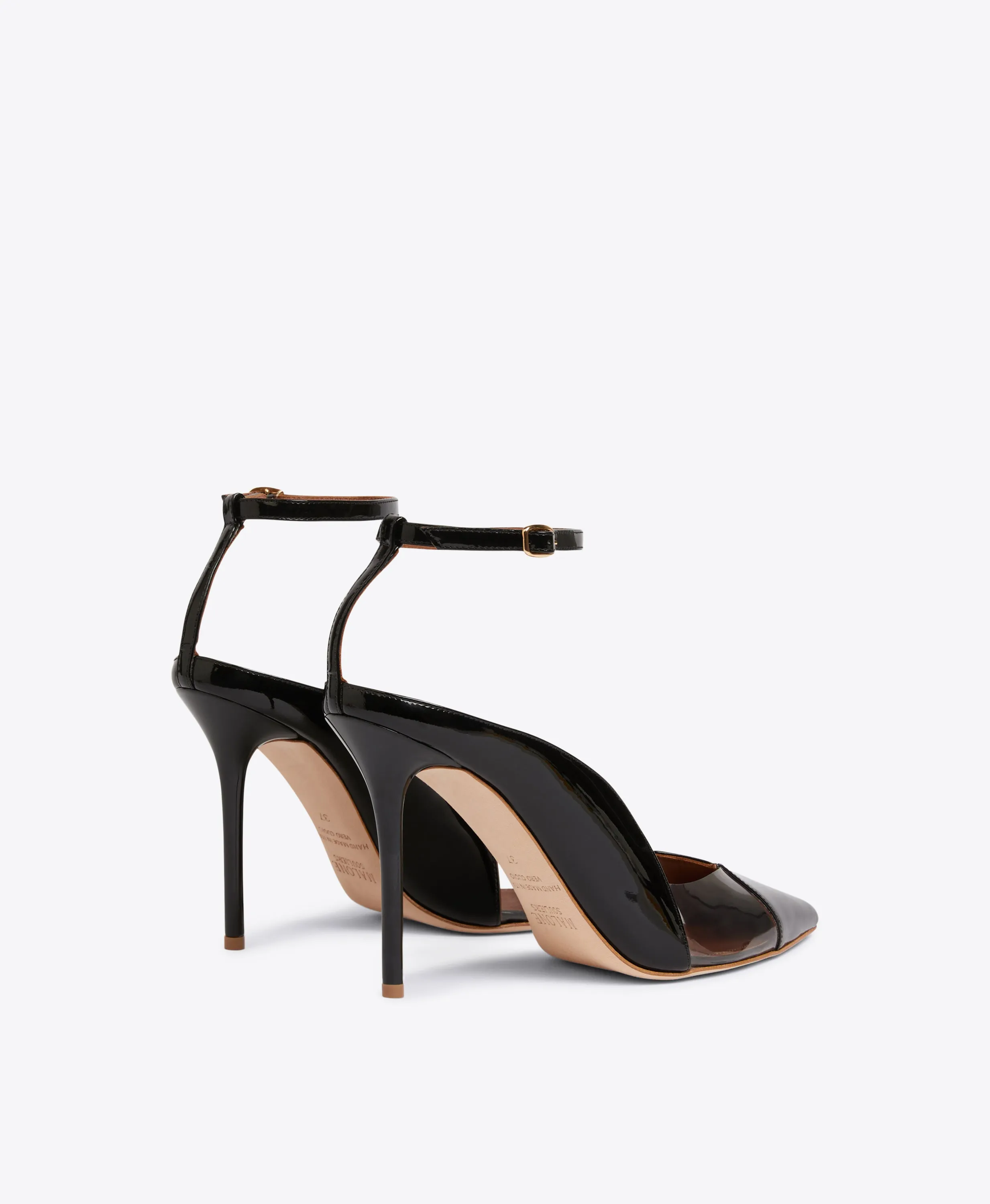 Malia 100 Black Patent PVC Pumps