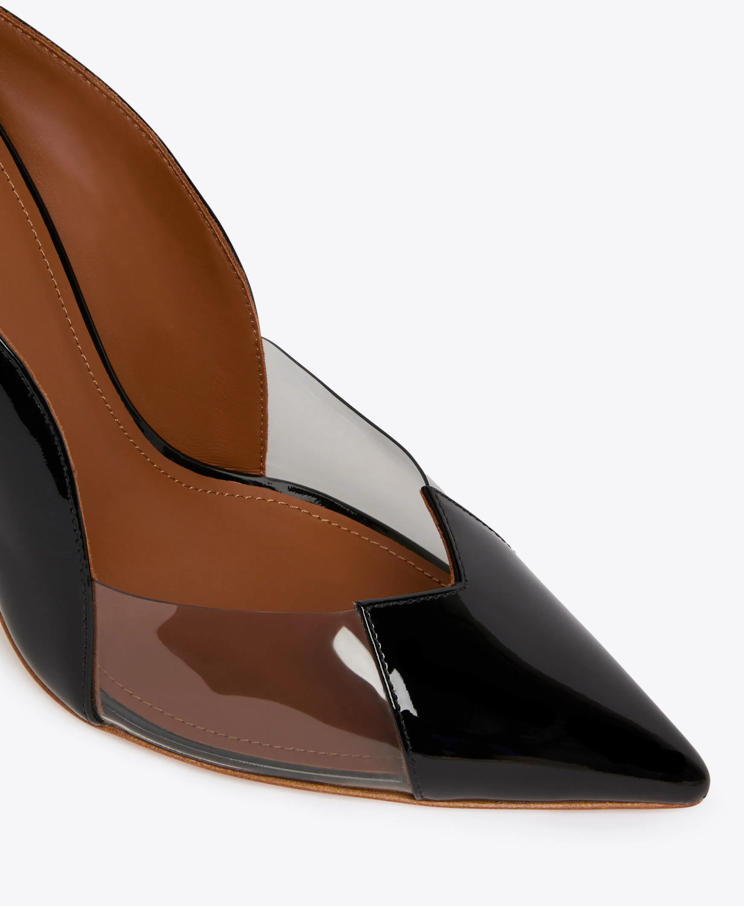Malia 100 Black Patent PVC Pumps
