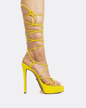 Malibu Yellow Leather