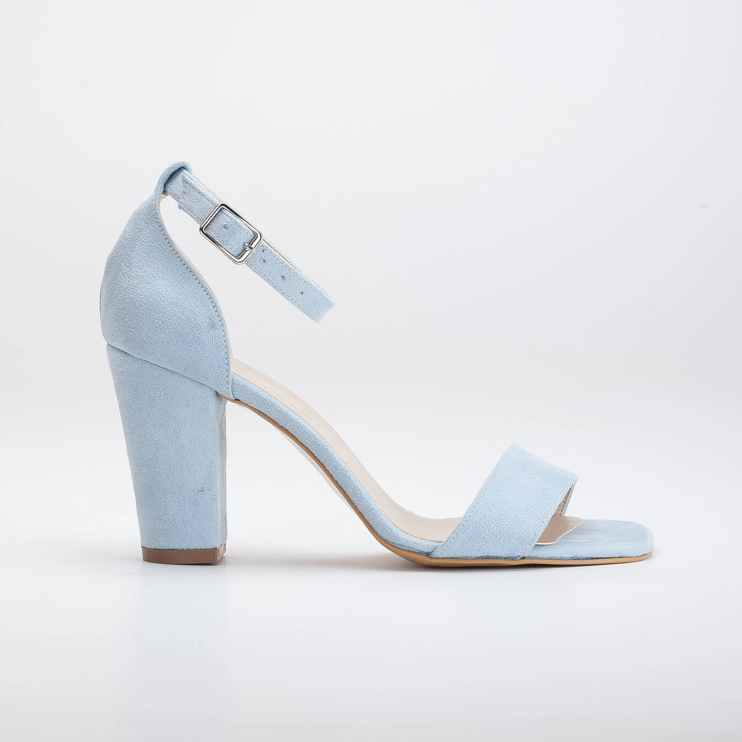Melissa Vegan Suede Pearl Heeled Sandals | Blue