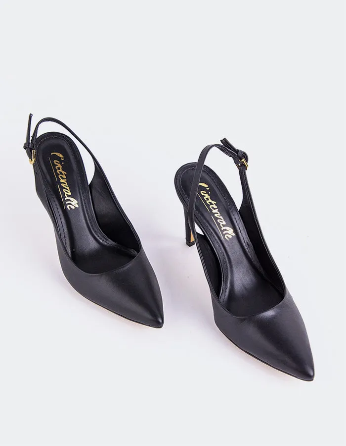 Morisha Black Leather