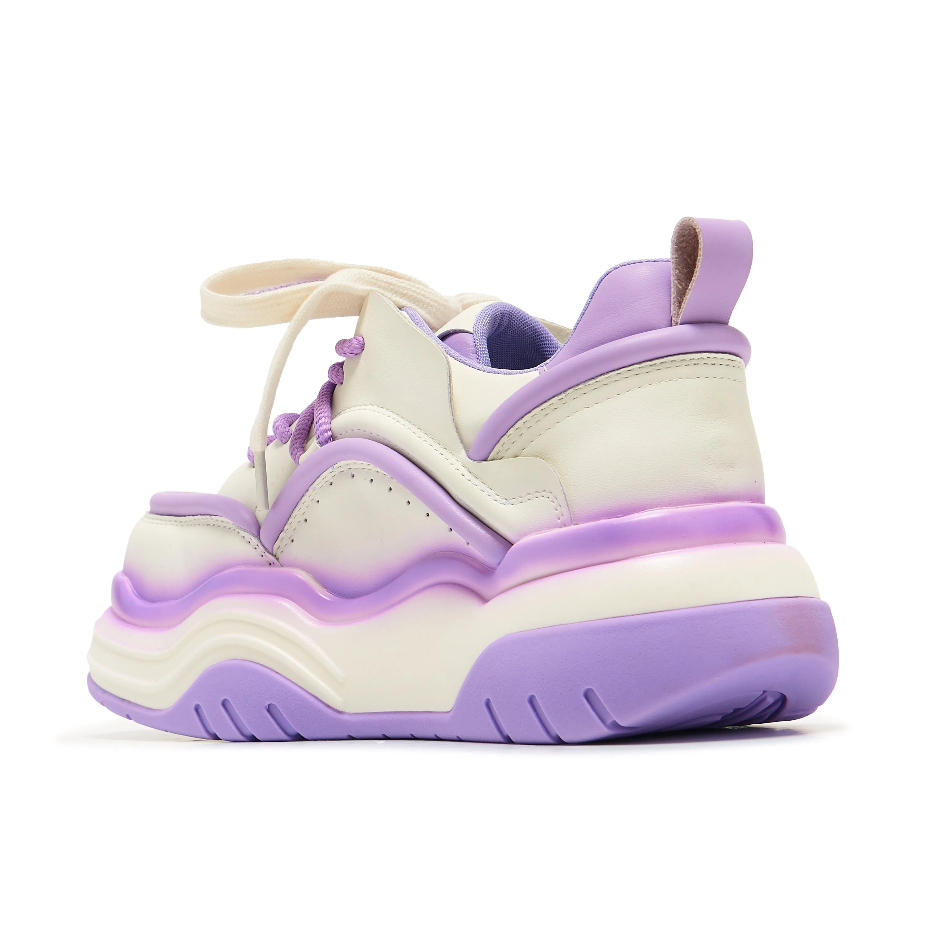 Neon Reef Platform Trainers - Violet