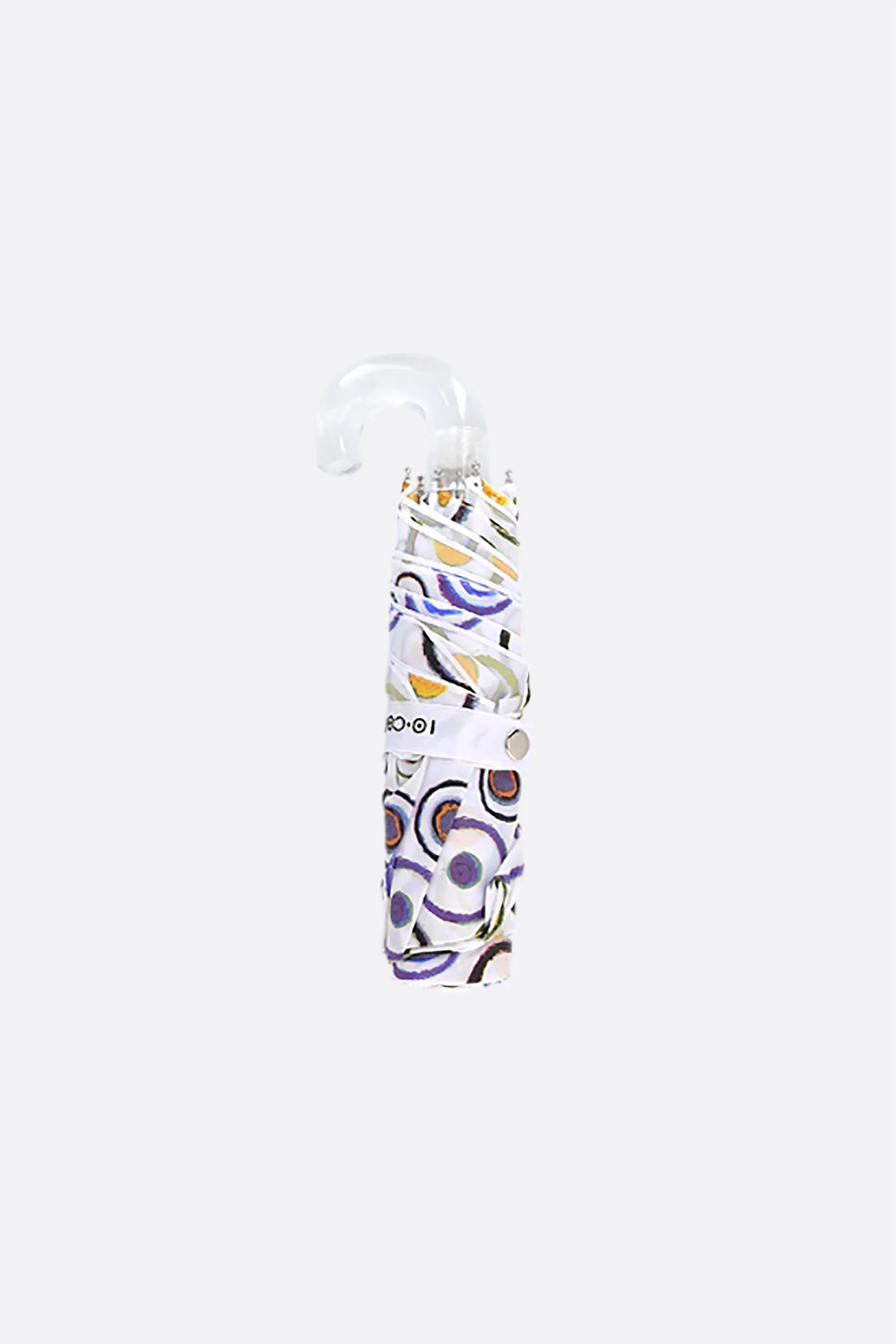 pocket umbrella in nylon with bubble print