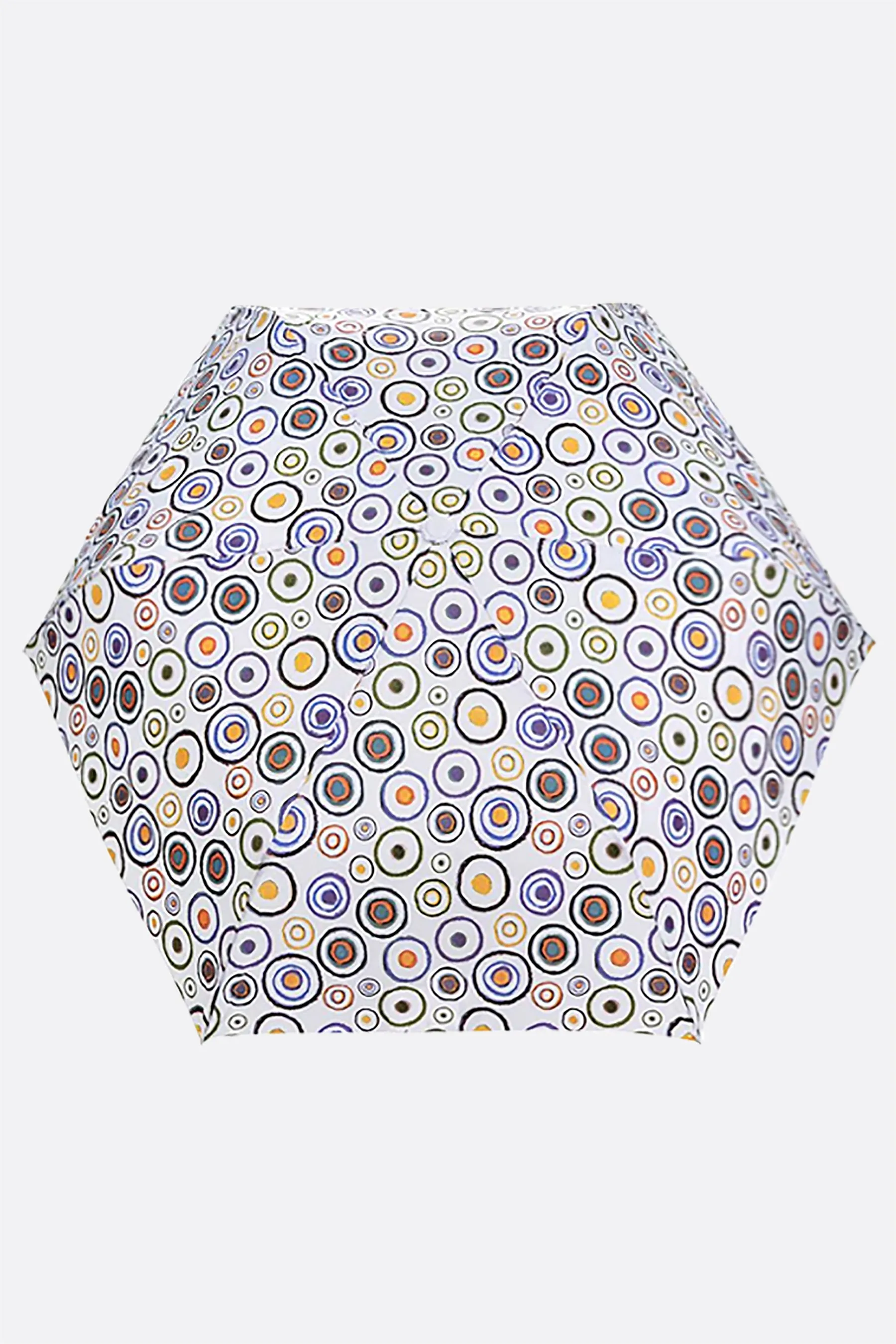 pocket umbrella in nylon with bubble print