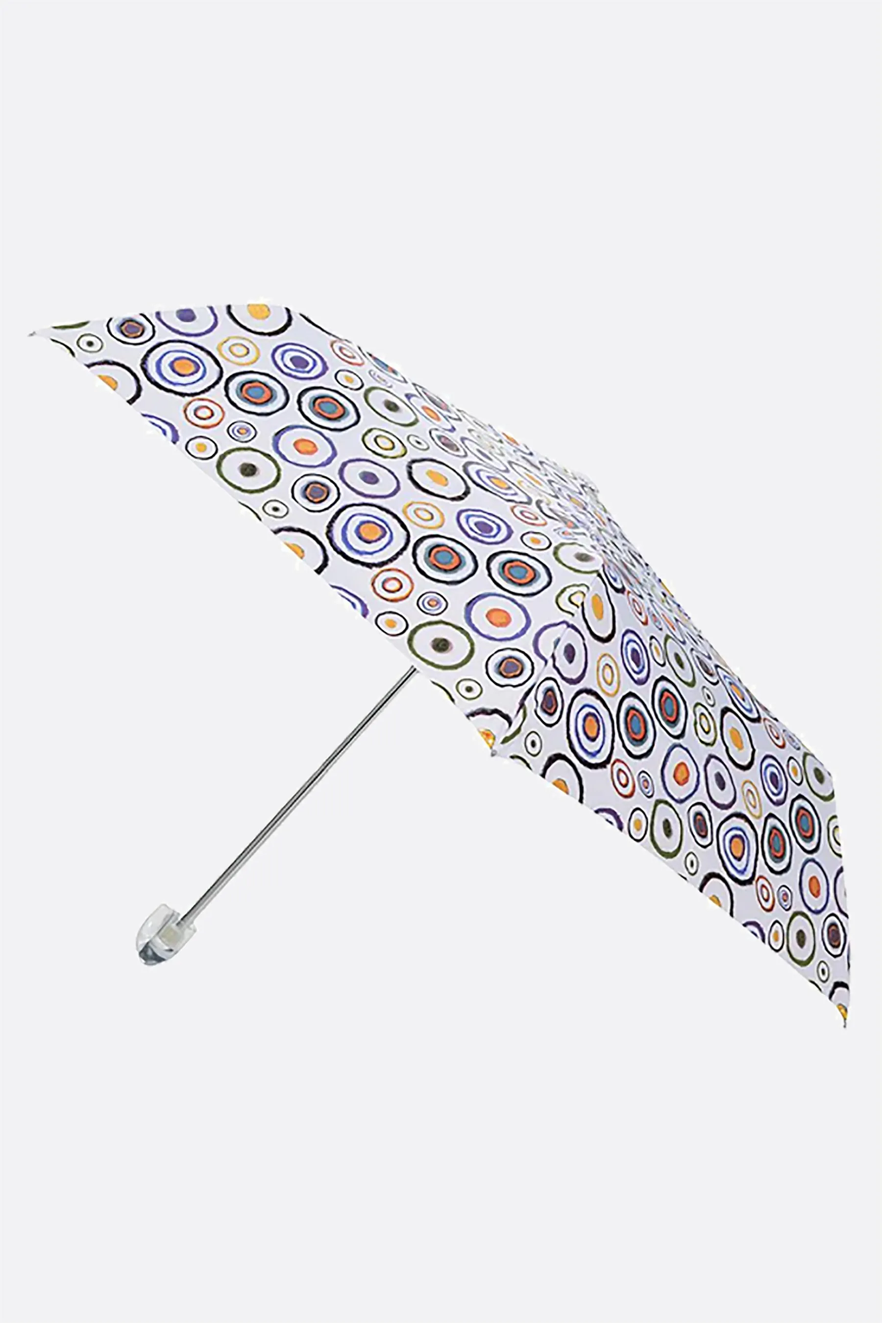 pocket umbrella in nylon with bubble print