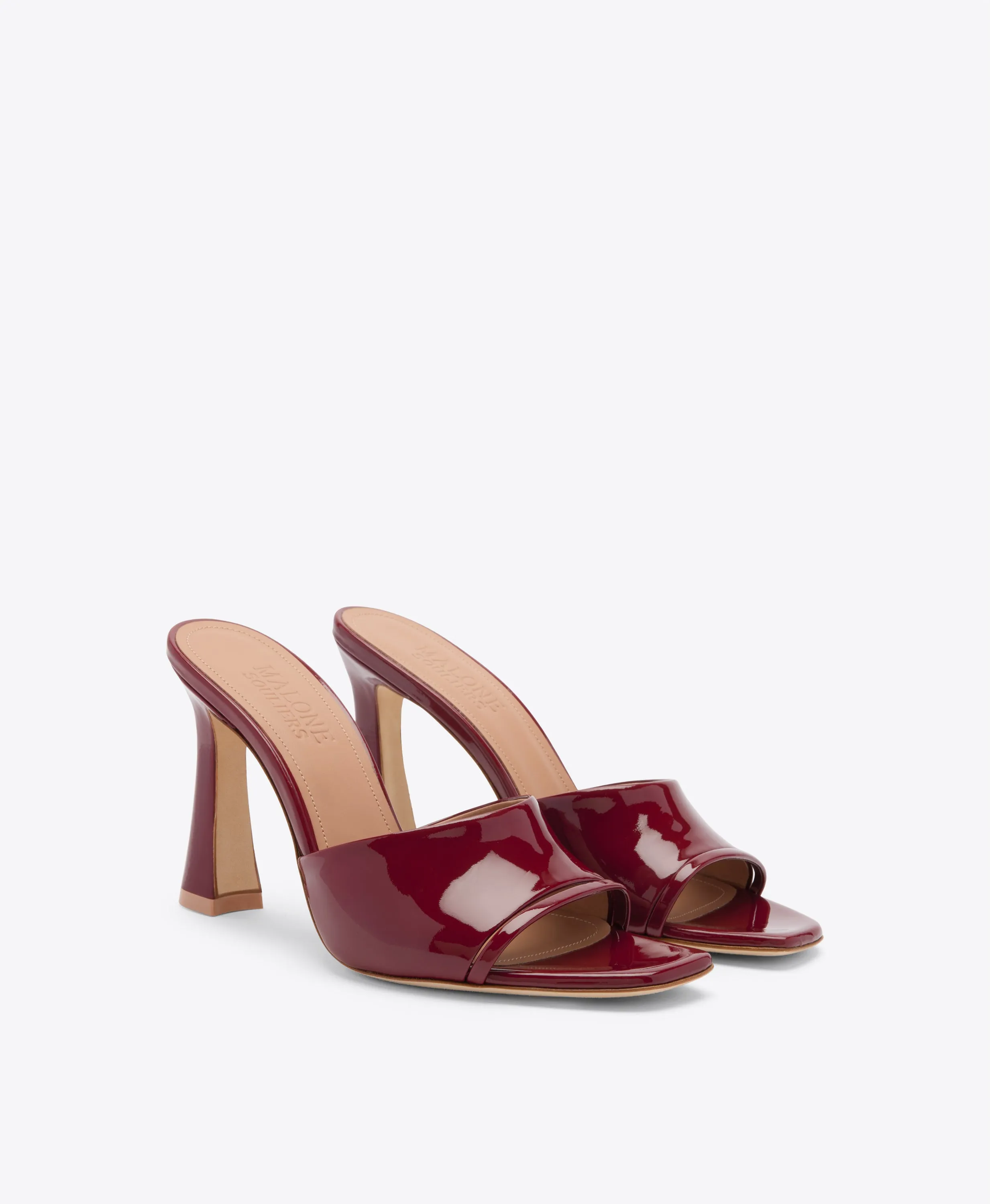 Roxanne 90 Red Patent Heeled Sandals