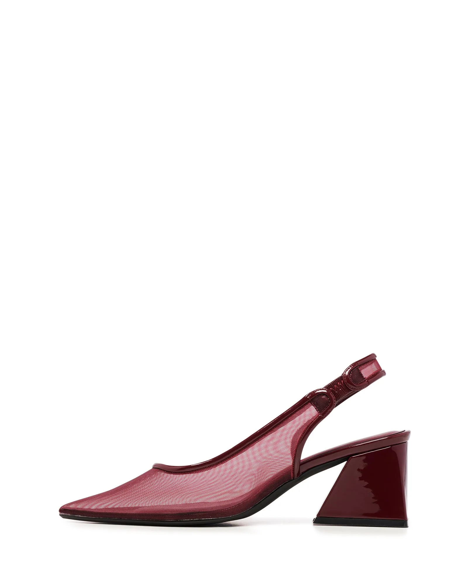 Saint Slingback Mesh Pump Cherry Patent