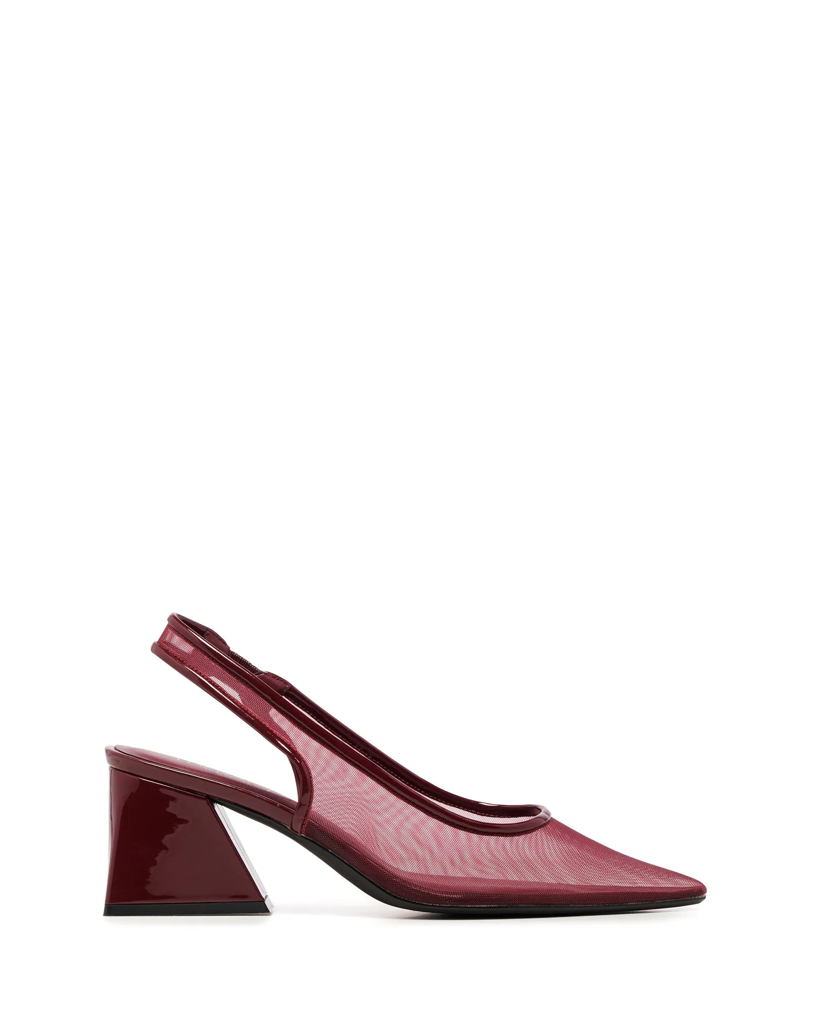Saint Slingback Mesh Pump Cherry Patent