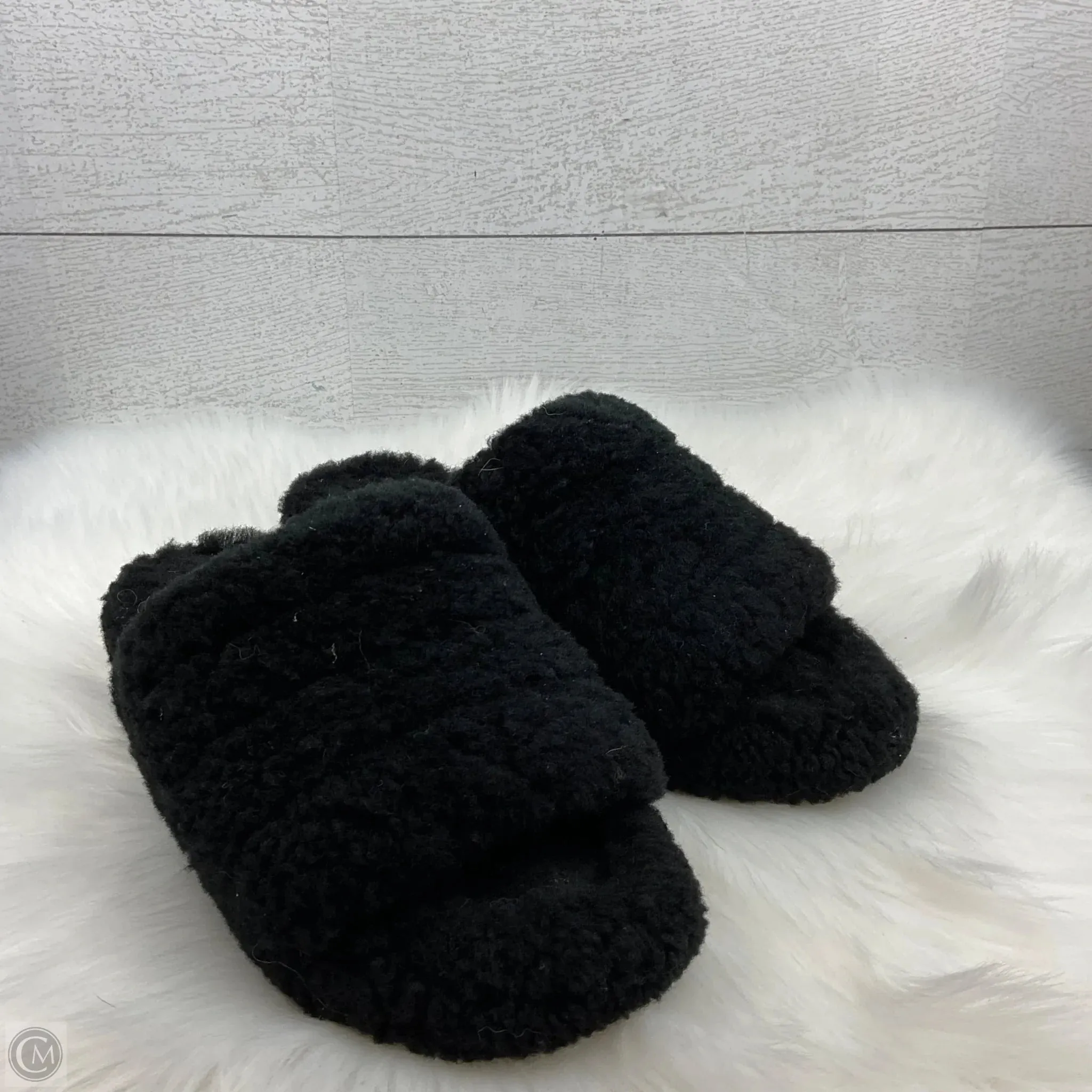 Sandals Designer By Ugg In Black, Size: 8
