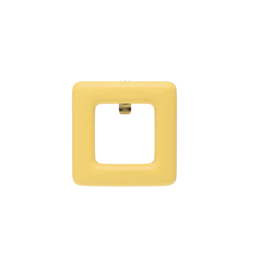 Square Limoncello Leather Toe Clip