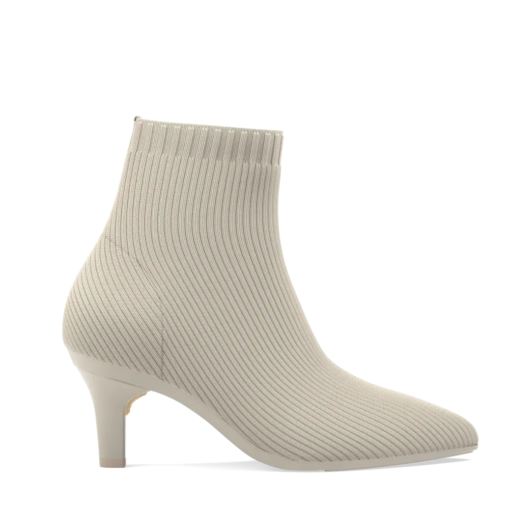 The Bootie Bone Knit   Stiletto Heel Kit 3 Bone - FINAL SALE