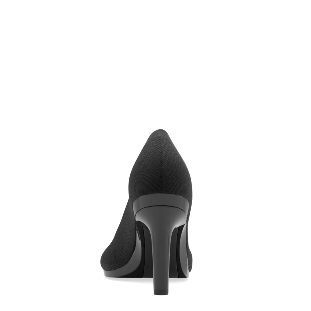 The Pump - Coal Knit   Stiletto Heel Kit 4 Coal - FINAL SALE