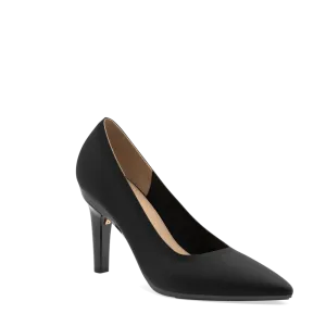 The Pump - Coal Knit   Stiletto Heel Kit 4 Coal - FINAL SALE