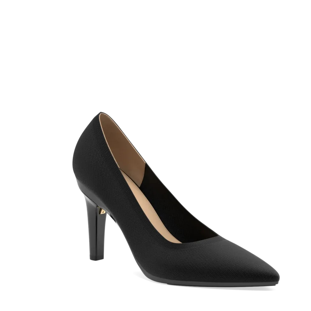 The Pump - Coal Knit   Stiletto Heel Kit 4 Coal - FINAL SALE