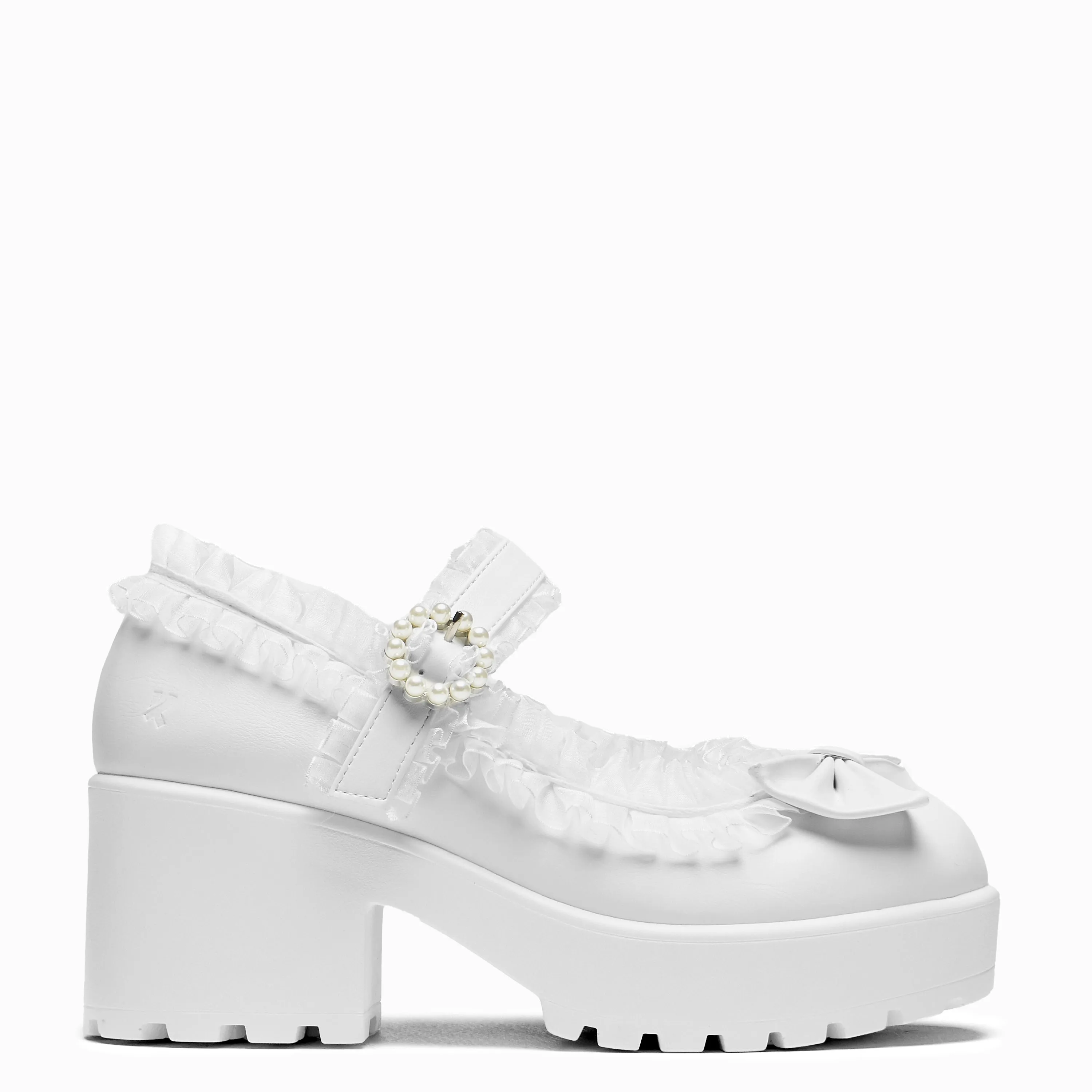 Tira Ruffle Mary Janes ‘ Porcelain Delights Edition’