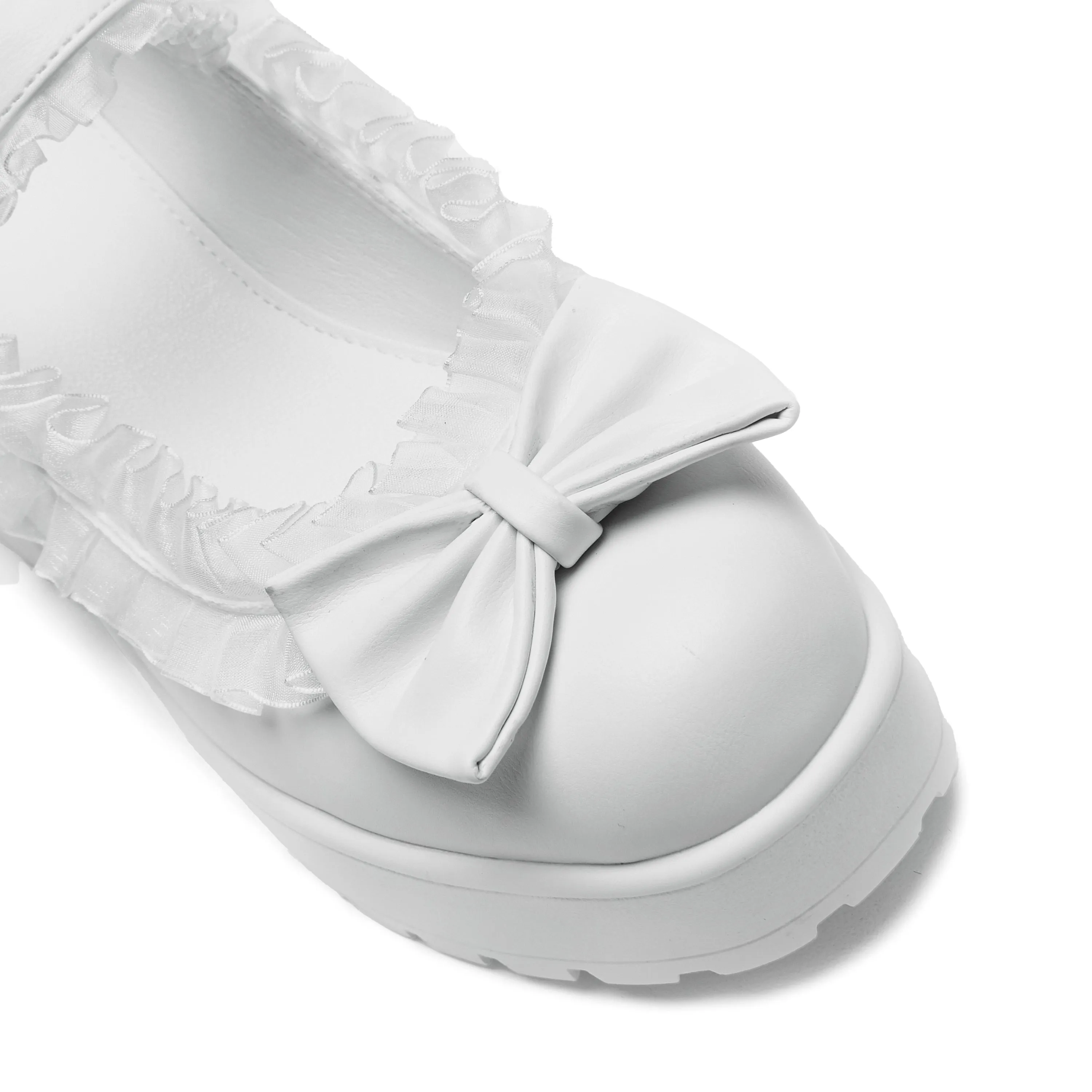 Tira Ruffle Mary Janes ‘ Porcelain Delights Edition’