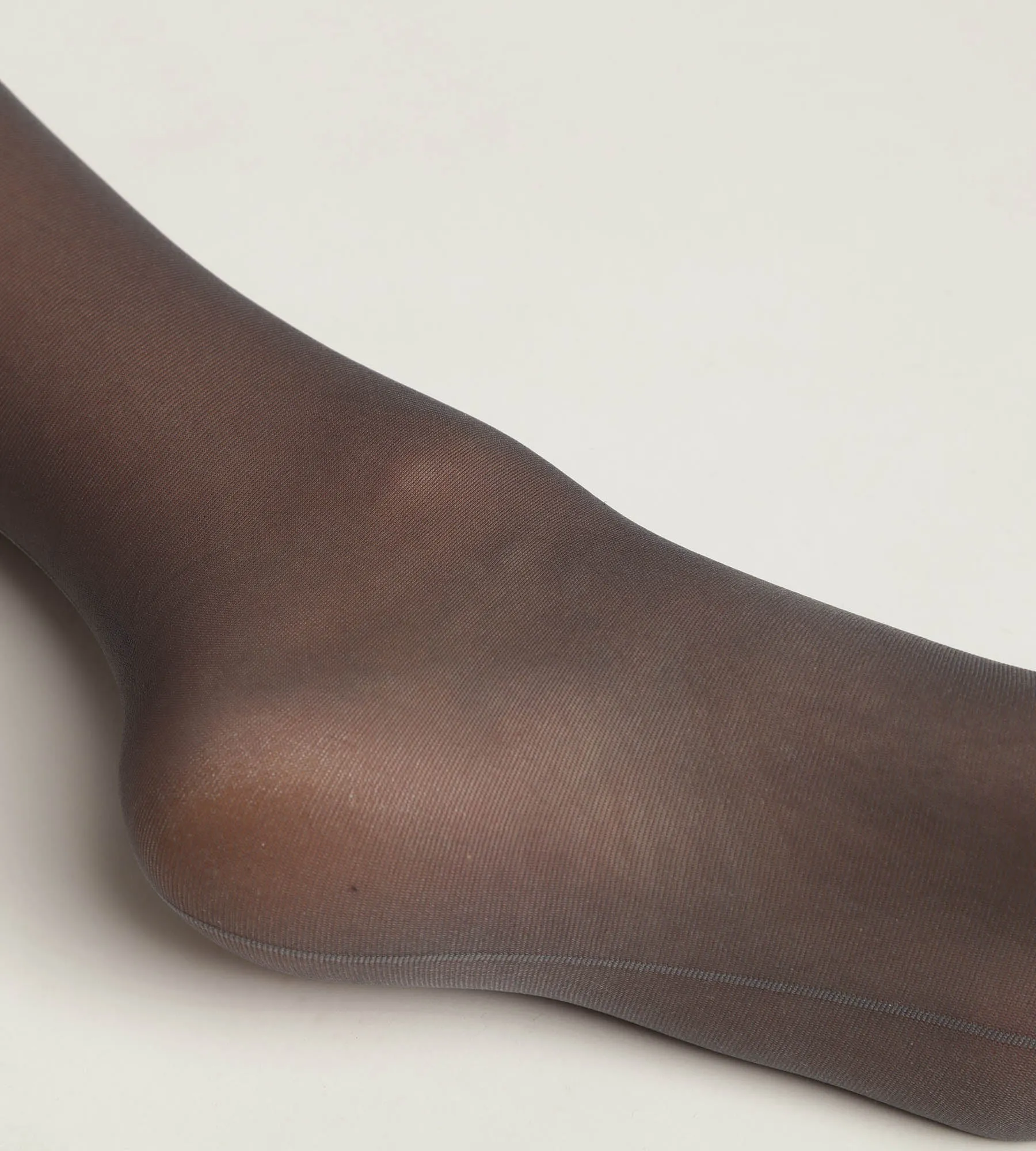 Women's grey sheer tights with contrast piping Dim Style
