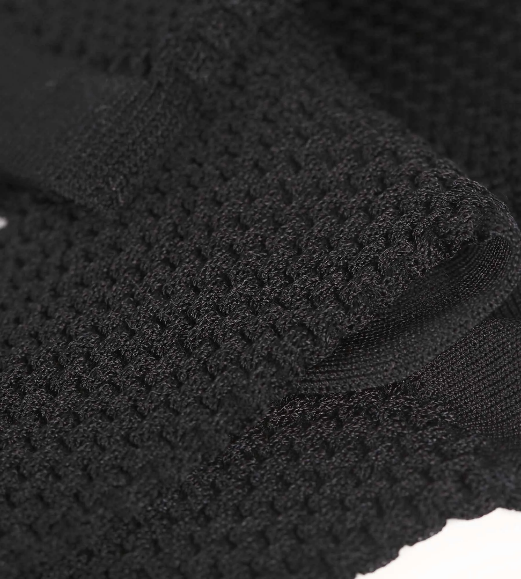 Women's socks in black viscose with embossed effect Dim Style